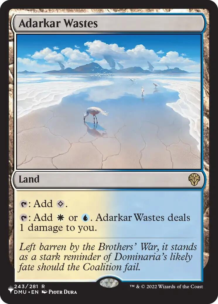 Image for Adarkar Wastes (DMU) (243) (LIST) - Magic: The Gathering