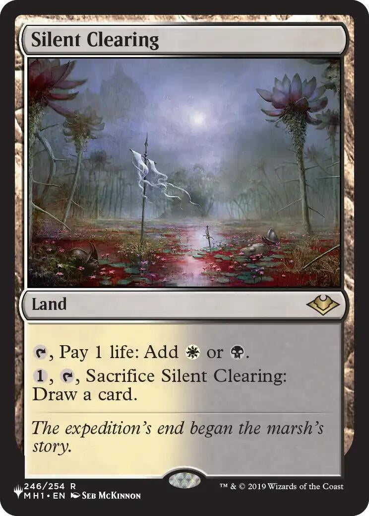 Image for Silent Clearing (246) (LIST) - Magic: The Gathering