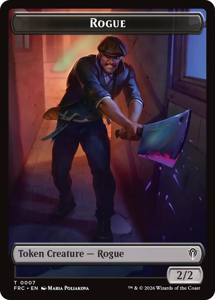 Image for Rogue // Zombie Army Double-Sided Token (7 // 8) (FRC) - Magic: The Gathering