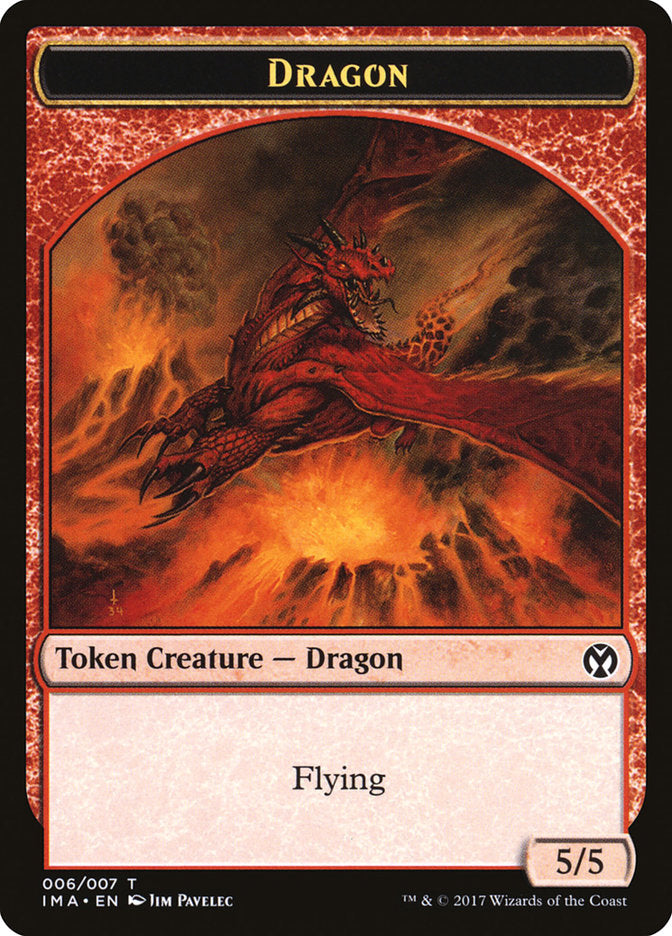 Jeton Dragon (006/007) [Jetons Iconic Masters]