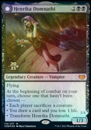 Henrika Domnathi // Henrika, visionnaire infernale [Innistrad : Noces écarlates promos d'avant-première]