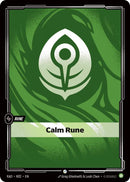 Image for Calm Rune (R02) (RAD) - Riftbound: League of Legends Trading Card Game