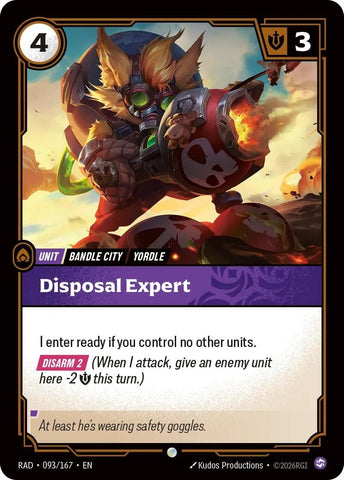 Image for Disposal Expert (093/167) (RAD) - Riftbound: League of Legends Trading Card Game