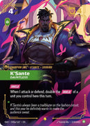 Image for K'Sante, Dauntless (Alternate Art) (045a/167) (RAD) - Riftbound: League of Legends Trading Card Game