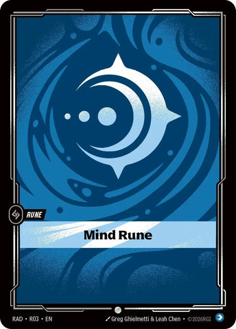 Image for Mind Rune (R03) (RAD) - Riftbound: League of Legends Trading Card Game