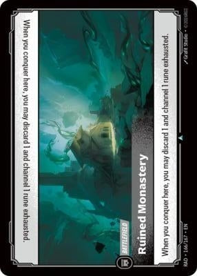 Image for Ruined Monastery (166/167) (RAD) - Riftbound: League of Legends Trading Card Game