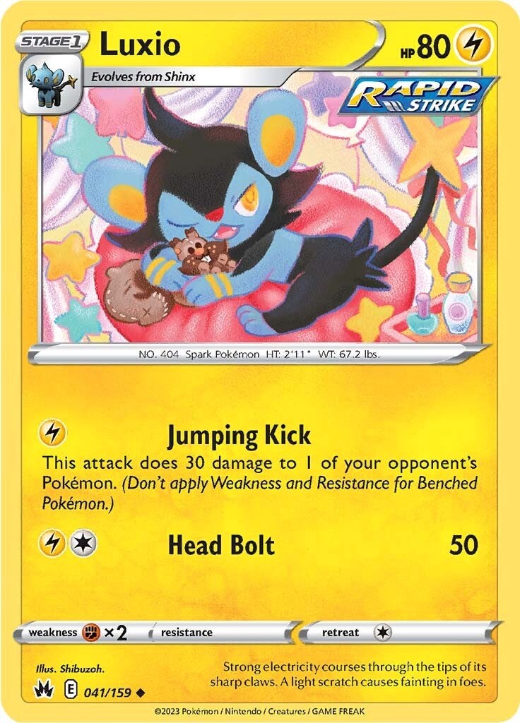 Luxio (041/159) (41) [Espada y Escudo: Cenit Supremo]