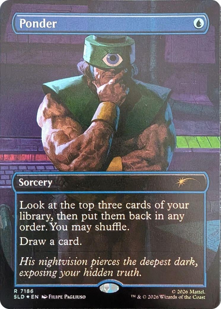 Image for Ponder (7186) (7186) (SLD) - Magic: The Gathering