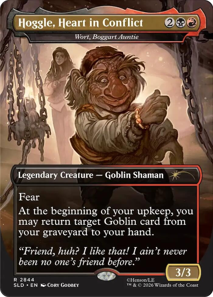 Image for Hoggle, Heart in Conflict - Wort, Boggart Auntie (2844) (SLD) - Magic: The Gathering