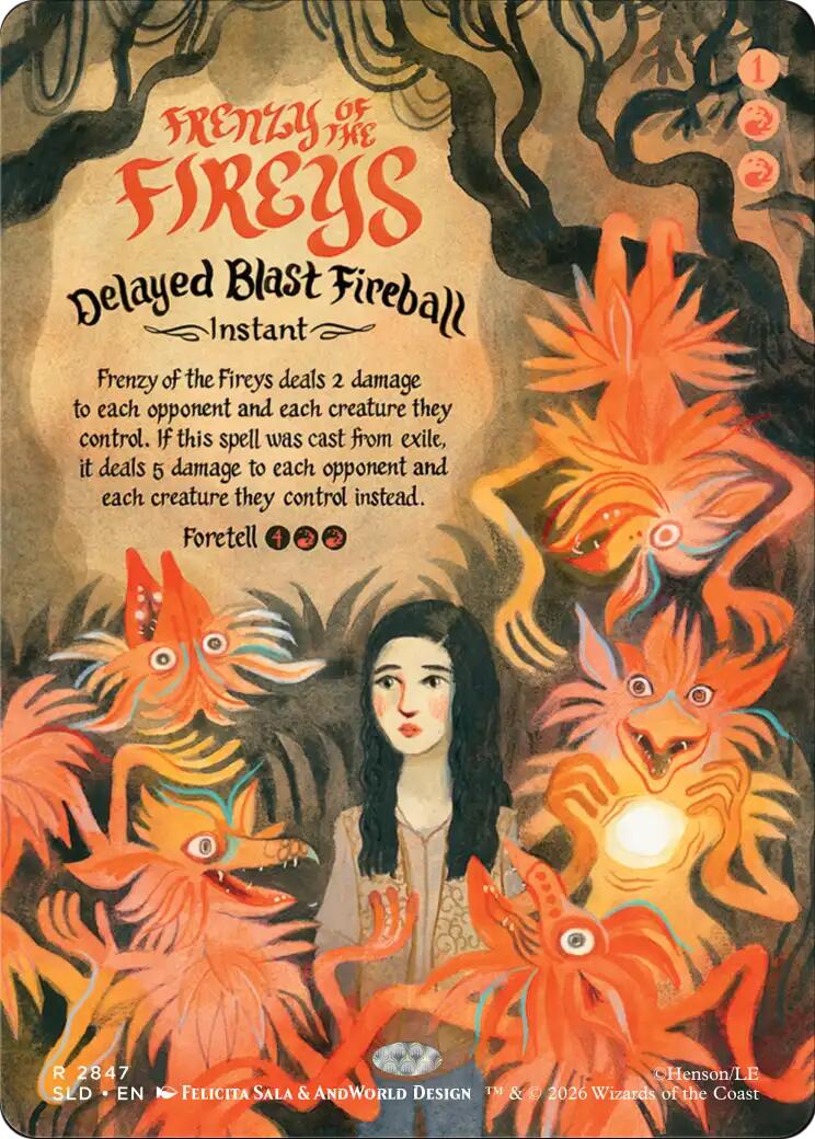 Frenzy of the Fireys - Delayed Blast Fireball [Secret Lair Drop Series]