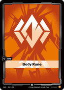 Image for Body Rune (R04) (RAD) - Riftbound: League of Legends Trading Card Game