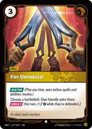 Image for For Demacia! (117/167) (RAD) - Riftbound: League of Legends Trading Card Game
