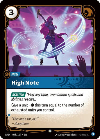 Image for High Note (048/167) (RAD) - Riftbound: League of Legends Trading Card Game