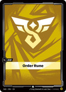 Image for Order Rune (R06) (RAD) - Riftbound: League of Legends Trading Card Game