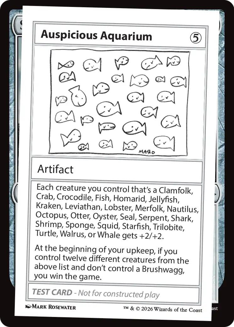 Image for Auspicious Aquarium (CMB1) - Magic: The Gathering