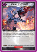 Image for Snow and Wolf (UP01BT/NIK-2-039) (UP01BT) - Union Arena