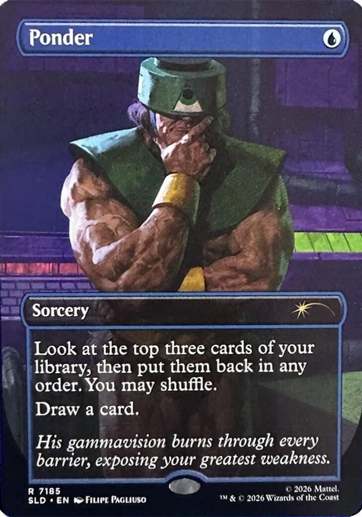 Image for Ponder (7185) (7185) (SLD) - Magic: The Gathering
