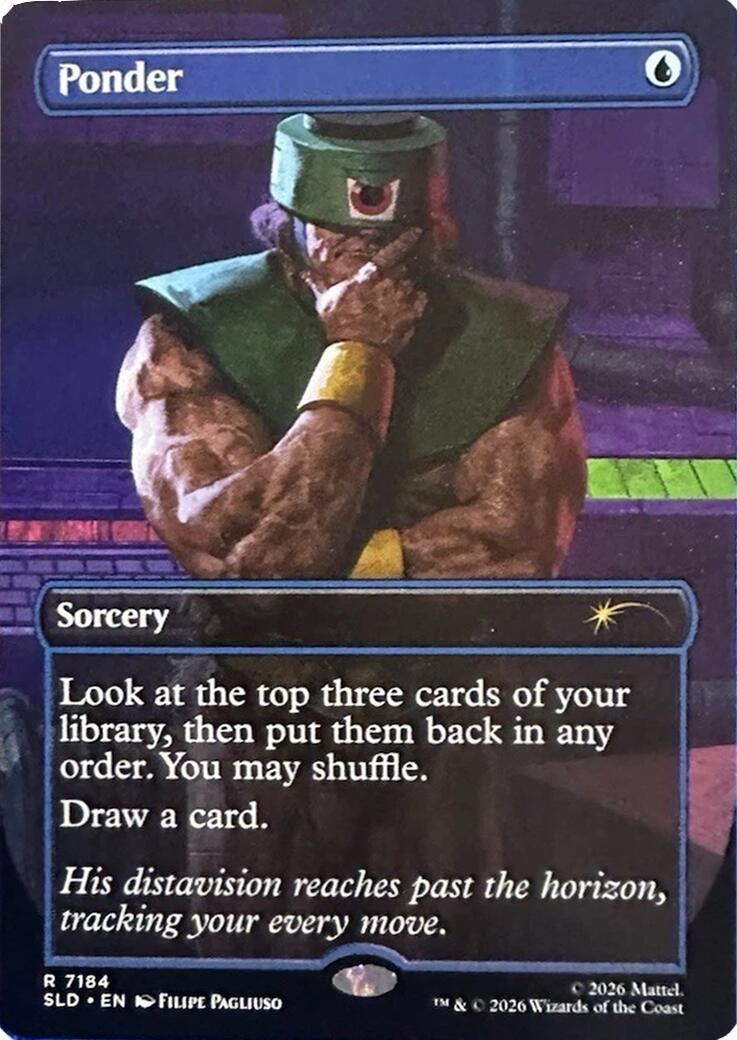 Image for Ponder (7184) (7184) (SLD) - Magic: The Gathering