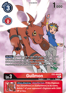 Guilmon [EX2-008] (Arte alternativo) [Digital Hazard]