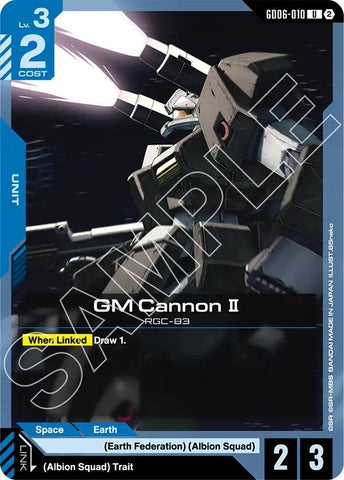 Image for GM Cannon II (GD06-010) (GD06) - Gundam Card Game