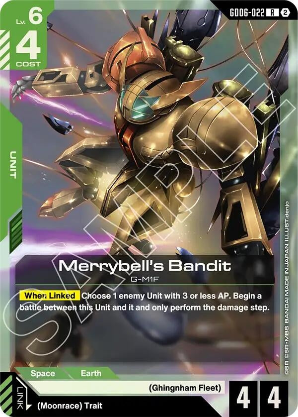 Image for Merrybell's Bandit (GD06-022) (GD06) - Gundam Card Game