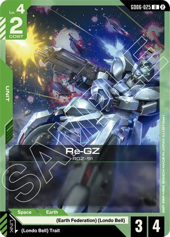Image for Re-GZ (GD06-025) (GD06) - Gundam Card Game