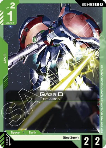 Image for Gaza D (GD06-028) (GD06) - Gundam Card Game