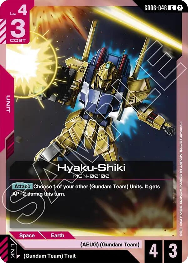 Image for Hyaku-Shiki (GD06-046) (GD06) - Gundam Card Game
