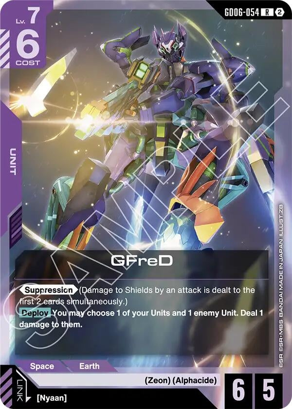 Image for GFreD (GD06-054) (GD06-054) (GD06) - Gundam Card Game