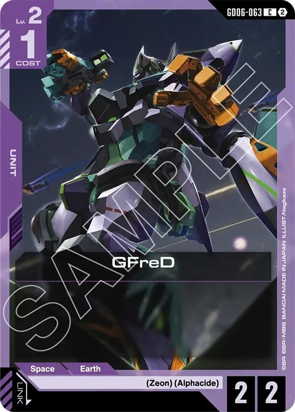 Image for GFreD (GD06-063) (GD06-063) (GD06) - Gundam Card Game
