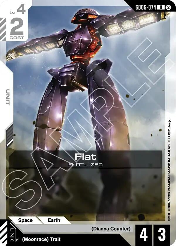 Image for Flat (GD06-074) (GD06) - Gundam Card Game