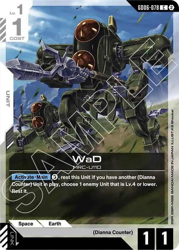 Image for WaD (GD06-078) (GD06) - Gundam Card Game