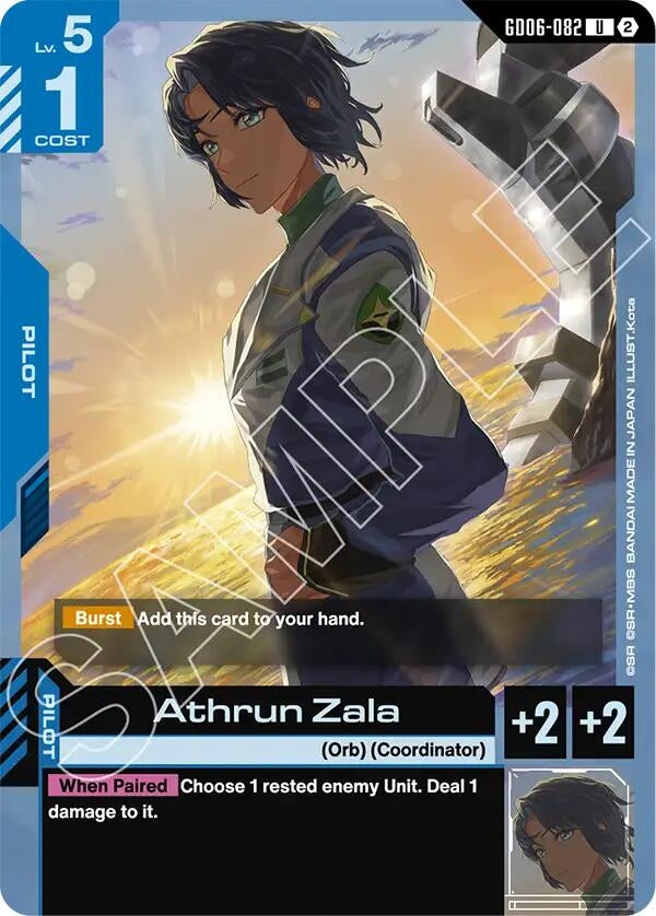 Image for Athrun Zala (GD06-082) (GD06) - Gundam Card Game
