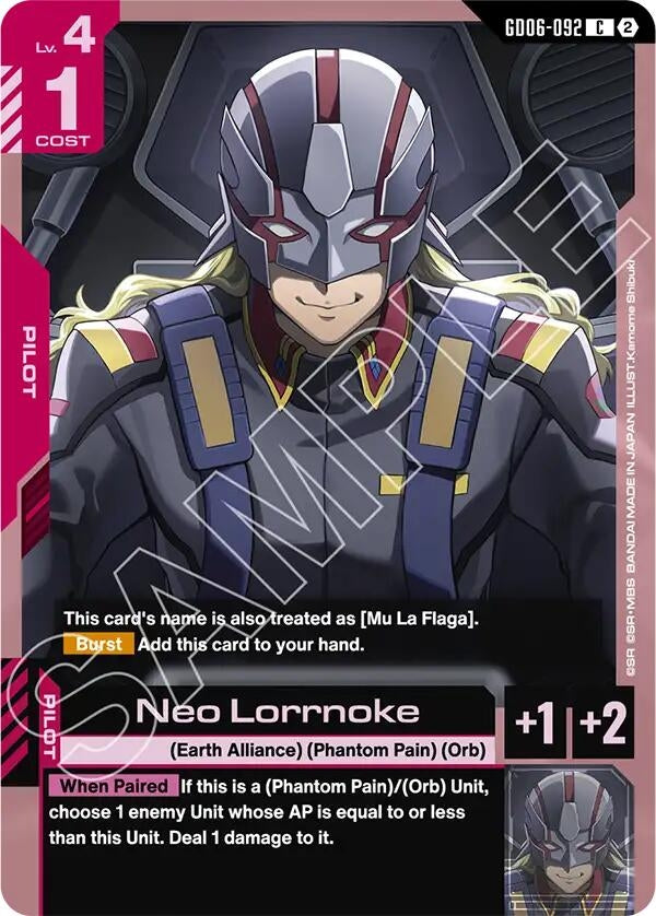 Image for Neo Lorrnoke (GD06-092) (GD06) - Gundam Card Game