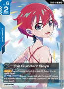 Image for The Gundam Says (GD06-101) (GD06) - Gundam Card Game