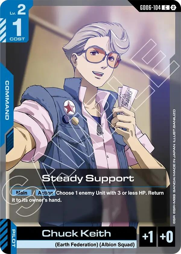 Image for Steady Support (GD06-104) (GD06) - Gundam Card Game