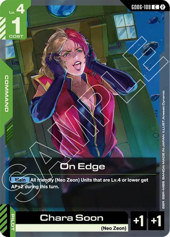 Image for On Edge (GD06-108) (GD06) - Gundam Card Game