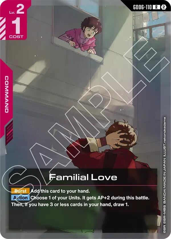 Image for Familial Love (GD06-110) (GD06) - Gundam Card Game