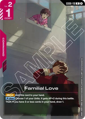 Image for Familial Love (GD06-110) (GD06) - Gundam Card Game