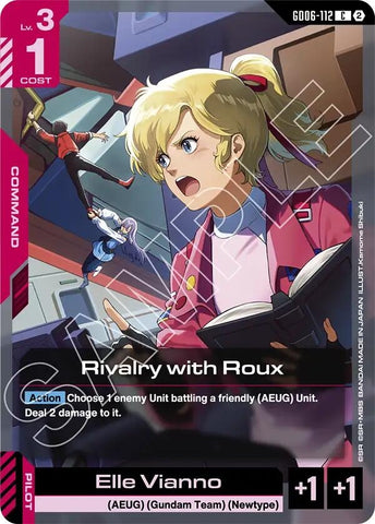 Image for Rivalry with Roux (GD06-112) (GD06) - Gundam Card Game