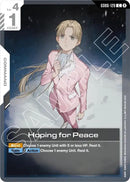 Image for Hoping for Peace (GD06-120) (GD06) - Gundam Card Game