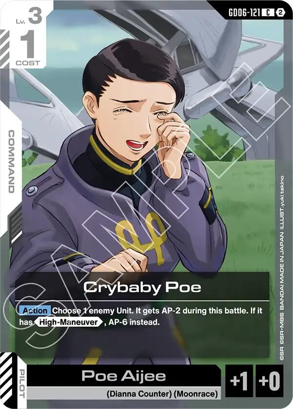 Image for Crybaby Poe (GD06-121) (GD06) - Gundam Card Game