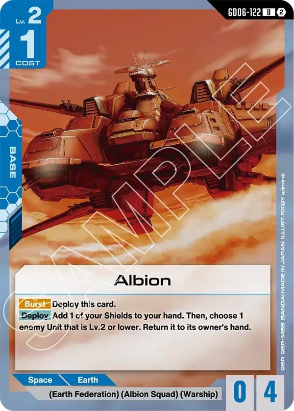 Image for Albion (GD06-122) (GD06) - Gundam Card Game