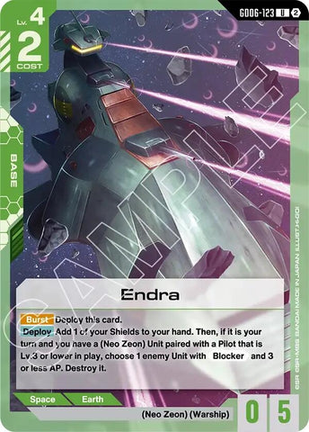 Image for Endra (GD06-123) (GD06) - Gundam Card Game