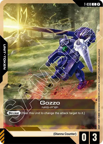 Image for Gozzo (T-030) Token (T-030) (GD06) - Gundam Card Game