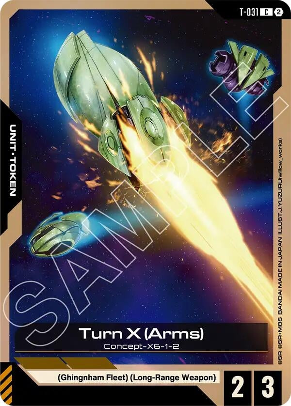 Image for Turn X (Arms) (T-031) Token (T-031) (GD06) - Gundam Card Game