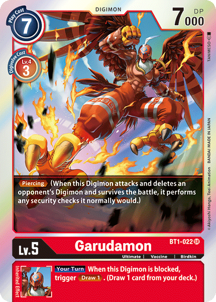 Garudamon [BT1-022] [Versión de lanzamiento de Booster Especial 1.0]