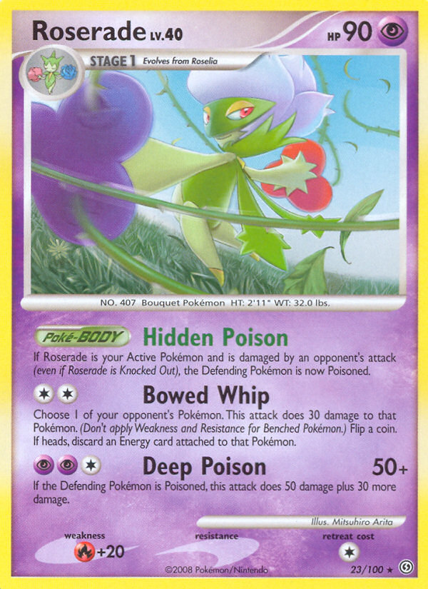 Roserade (23/100) [Diamant & Perle : Tempête]