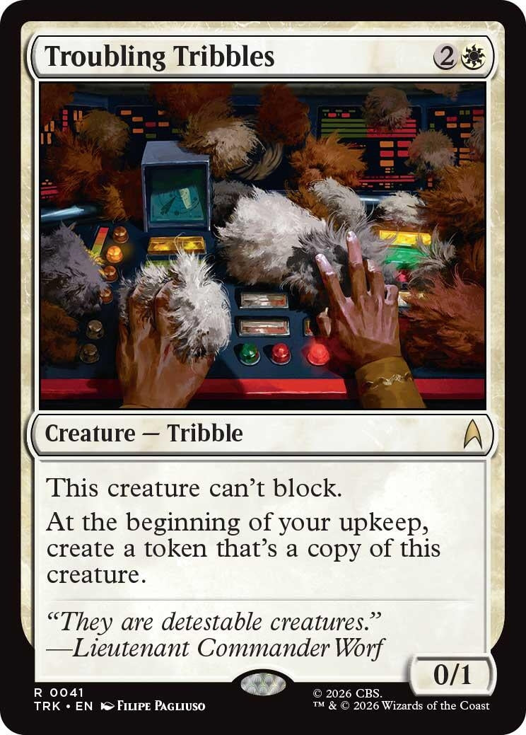 Image for Troubling Tribbles (41) (TRK) - Magic: The Gathering