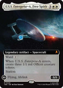 Image for U.S.S. Enterprise-A, Free Spirit (Extended Art) (448) (TRK) - Magic: The Gathering